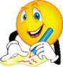 Smiley With Pencil